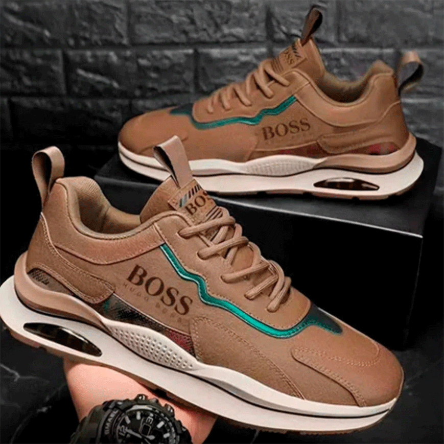 Premium Men’s Sneakers Βоƨƨ Essential + Free Classic Watch